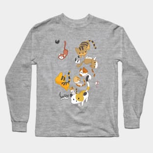 Raining kitty Long Sleeve T-Shirt